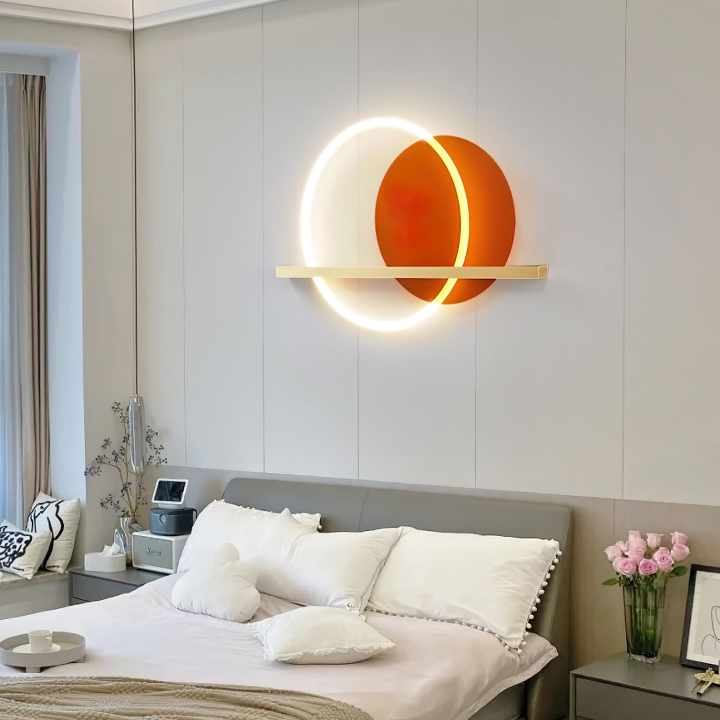 Round Cut Wall Lamp