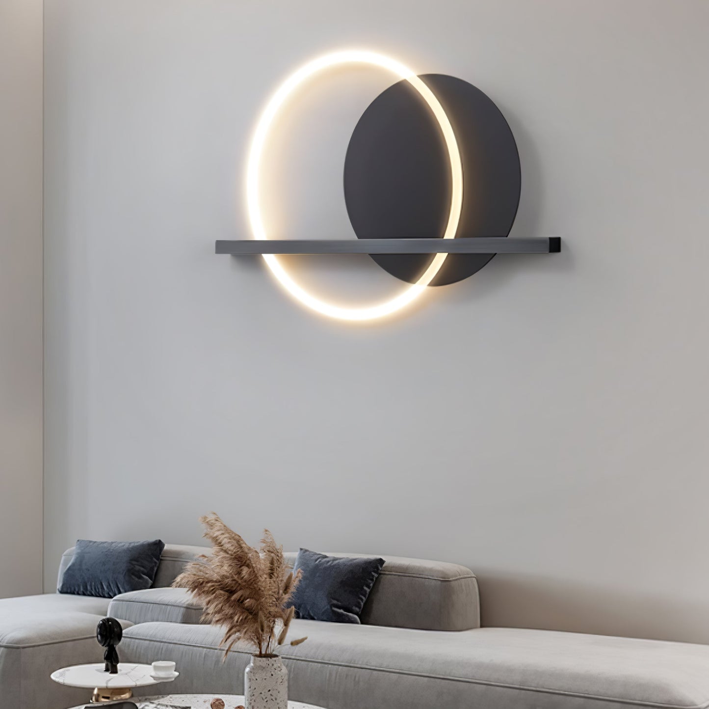 Round Cut Wall Lamp