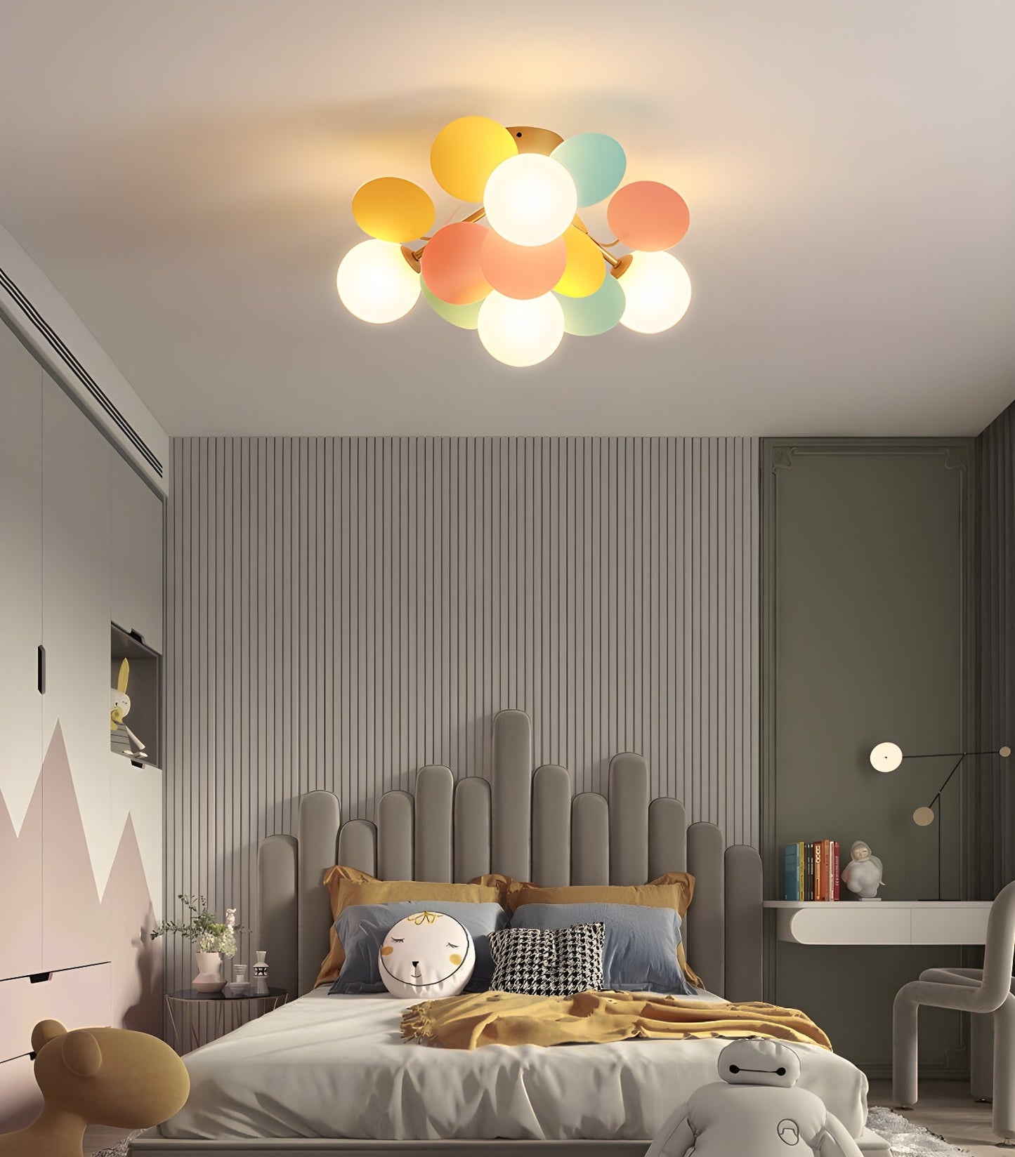 Round Macaron Ceiling Lamp Fixture