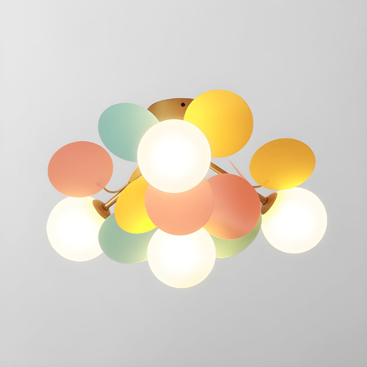 Round Macaron Ceiling Lamp Fixture