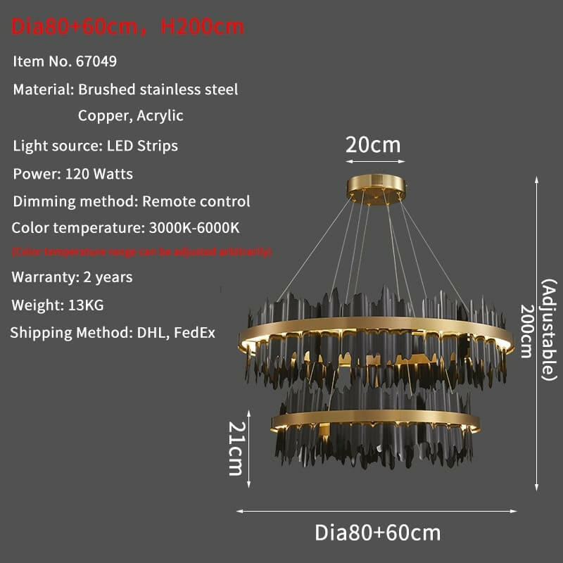 Rune Modern Creative LED Chandelier