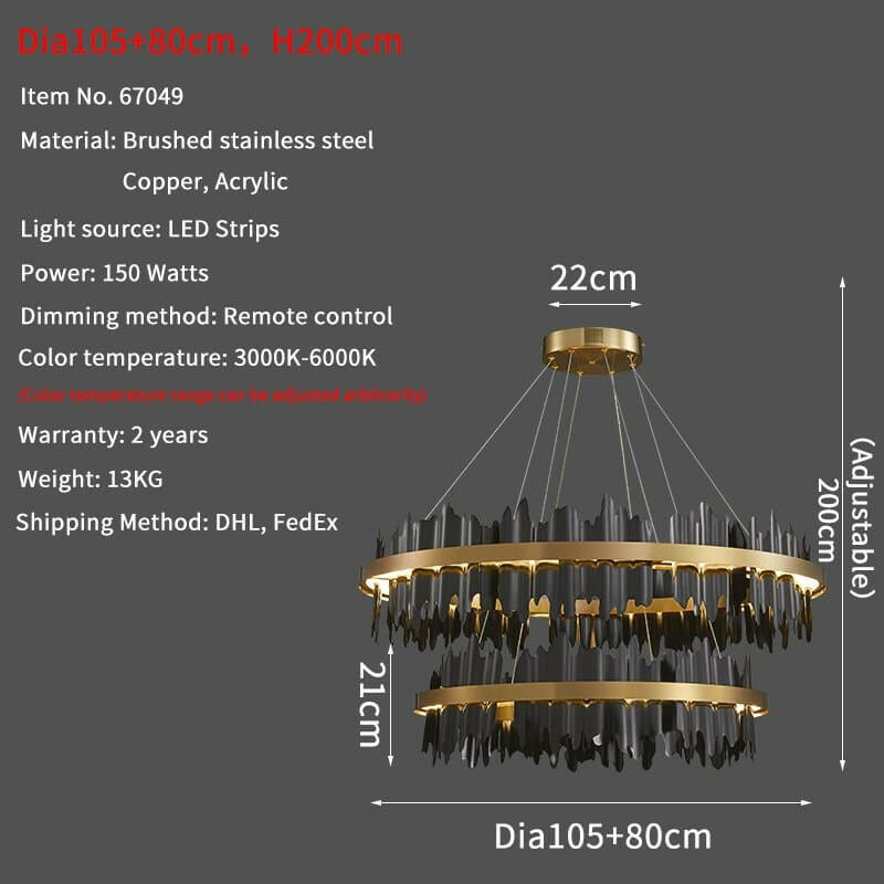 Rune Modern Creative LED Chandelier