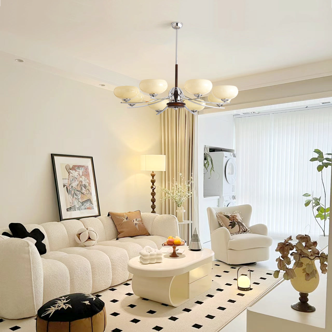 Ryttenberg Glass Chandelier