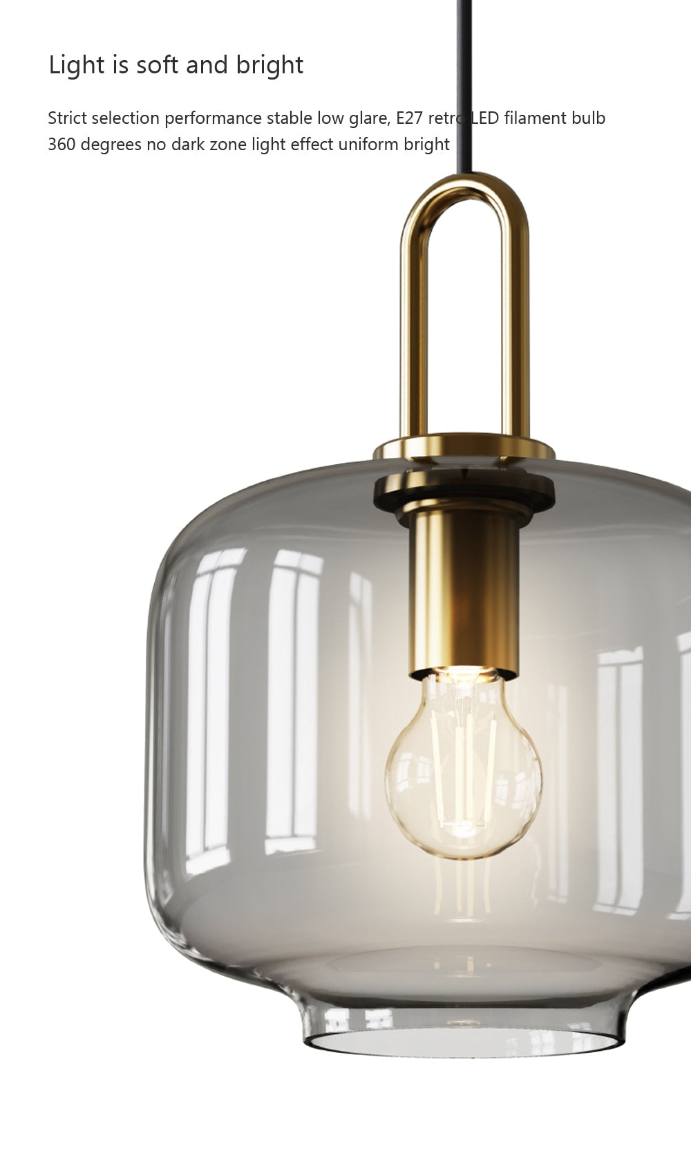 Wad Glass Pendant Light Fixture