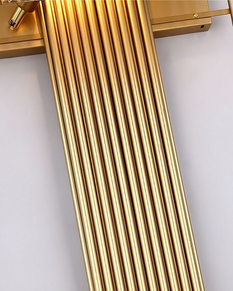 Ylk Black/Gold Crystal Wall Lamp