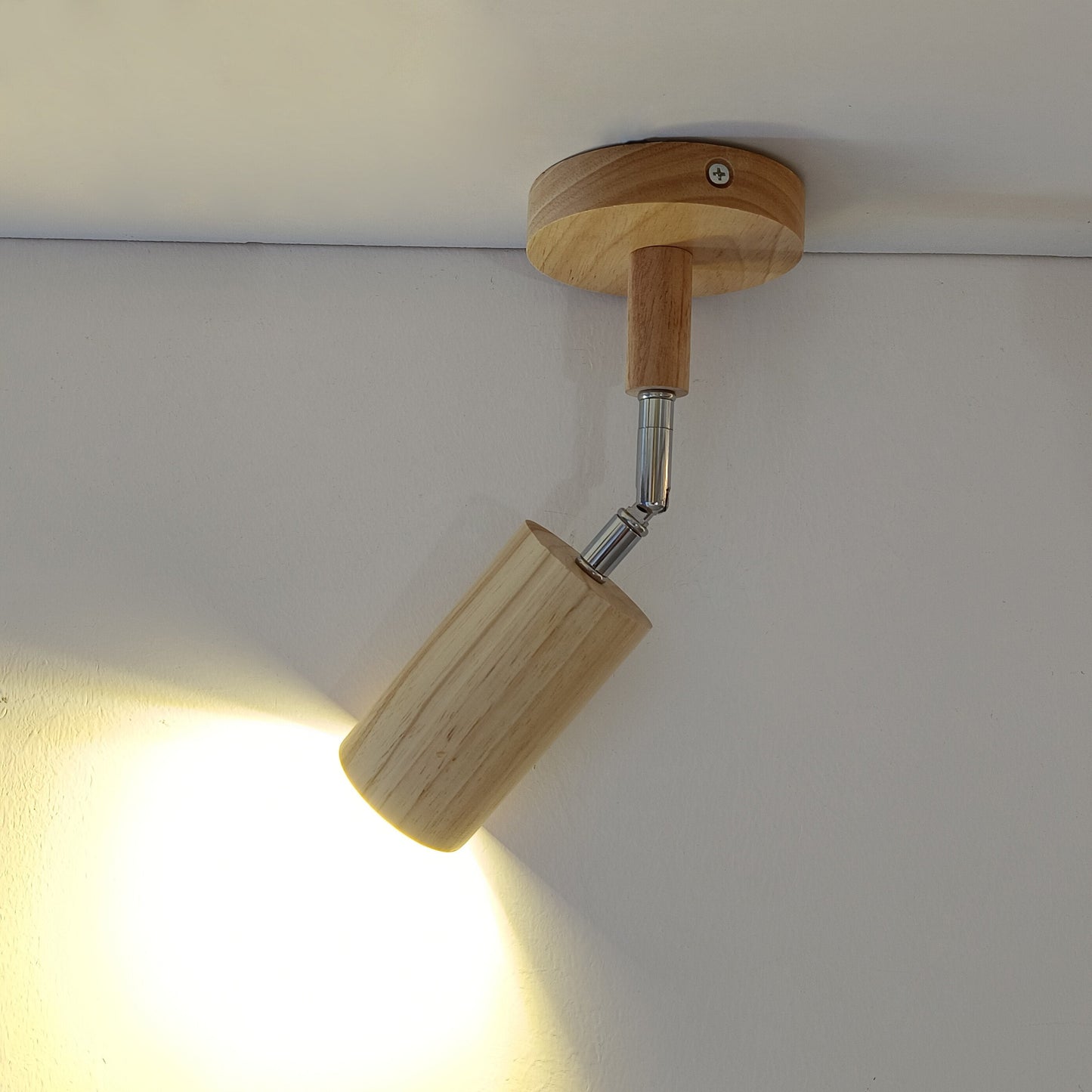 Oud Wood Modern LED Ceiling Lamp