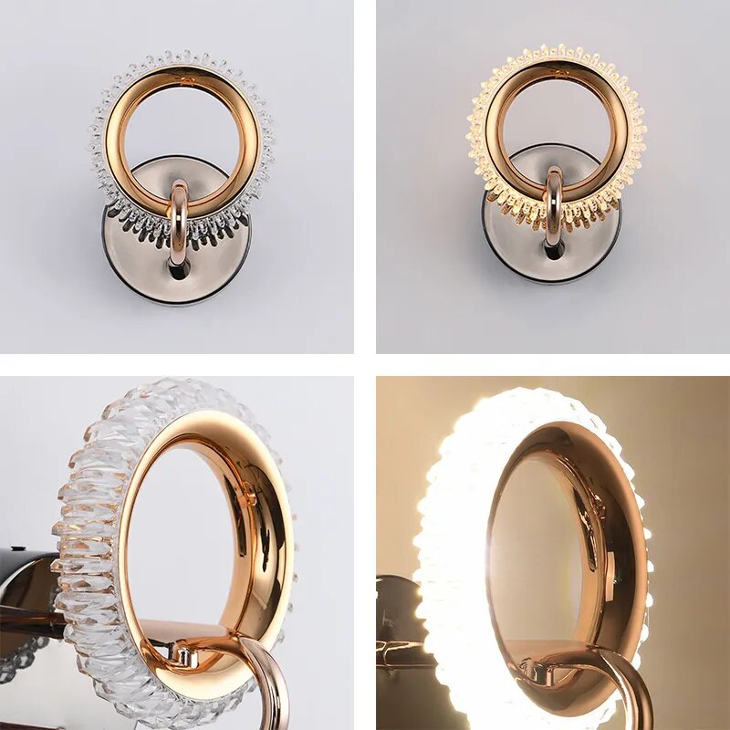 Modern Crystal LED Wall Lamps