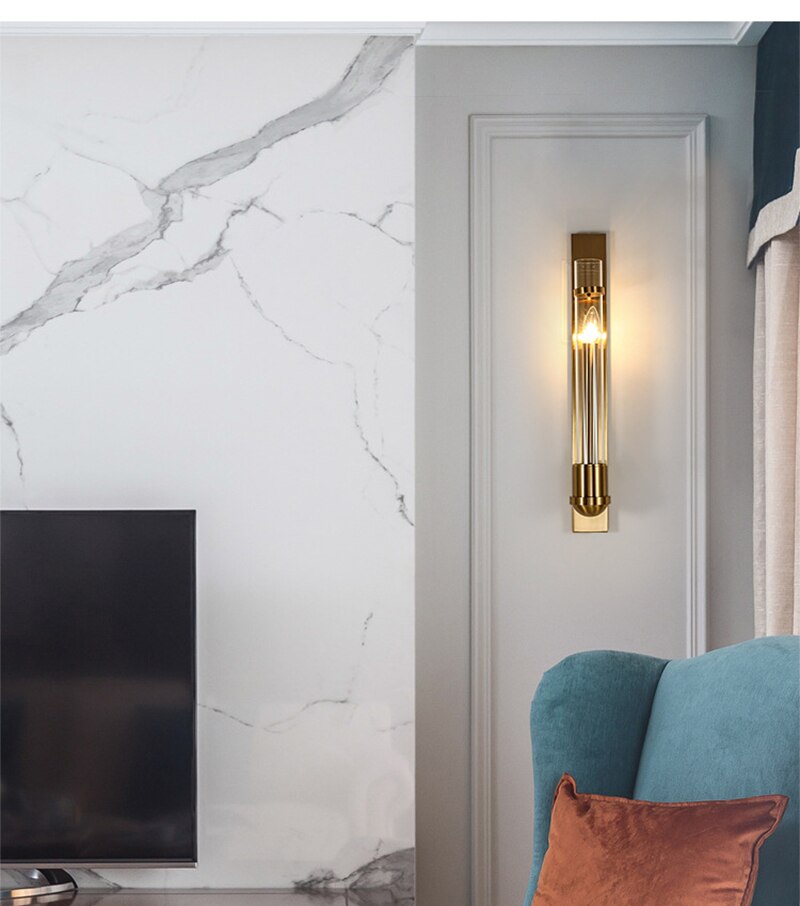 Win Modern Luxury Golden Wall Lamp