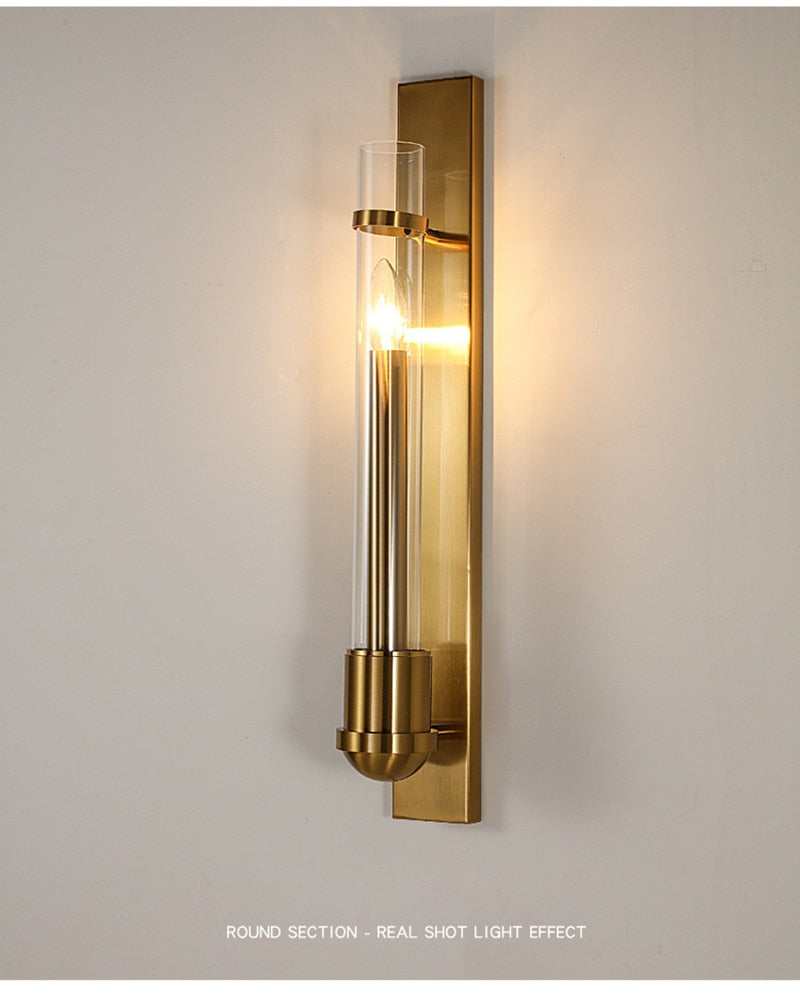 Win Modern Luxury Golden Wall Lamp