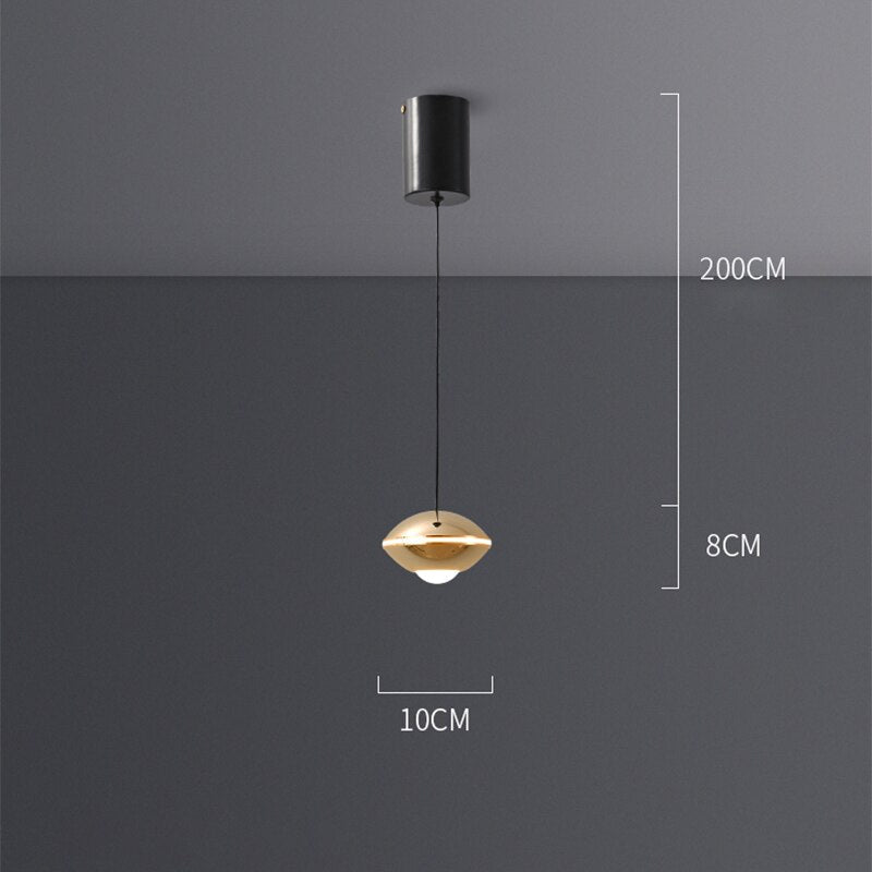 LYF Darla Golden Modern LED Pendant Lights