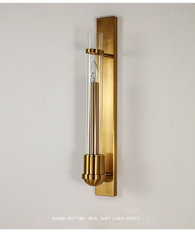 Win Modern Luxury Golden Wall Lamp
