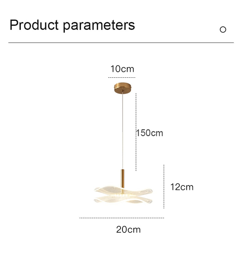 Lyf Lotus Leaf Eira Pendant Light