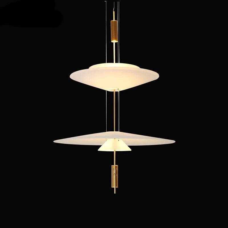 Modern Chandelier Flying Saucer Lamp UFO Hanging Light