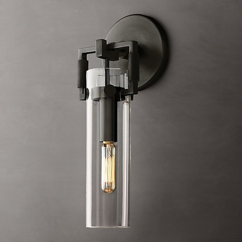 AI Keab - Minimalist Glass Wall Lamp Industrial Style Retro