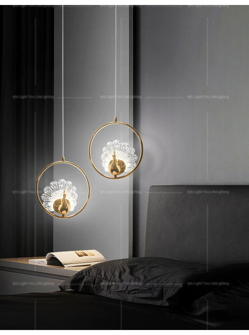 Lyf Peacock Lustre Pendant Light