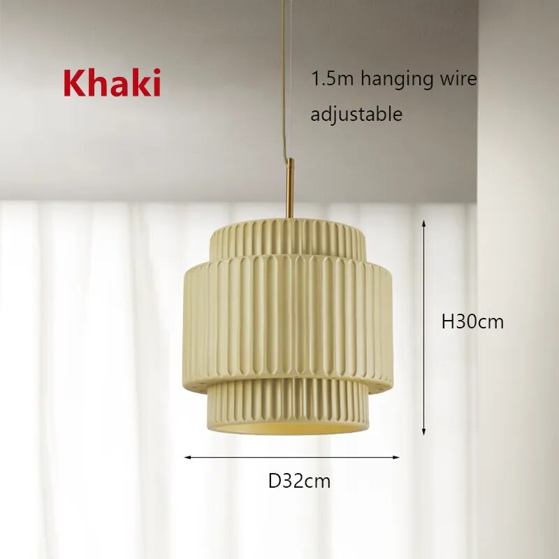 Wabi-Sabi Designer Resin Chandelier