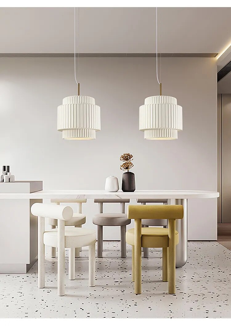 Wabi-Sabi Designer Resin Chandelier