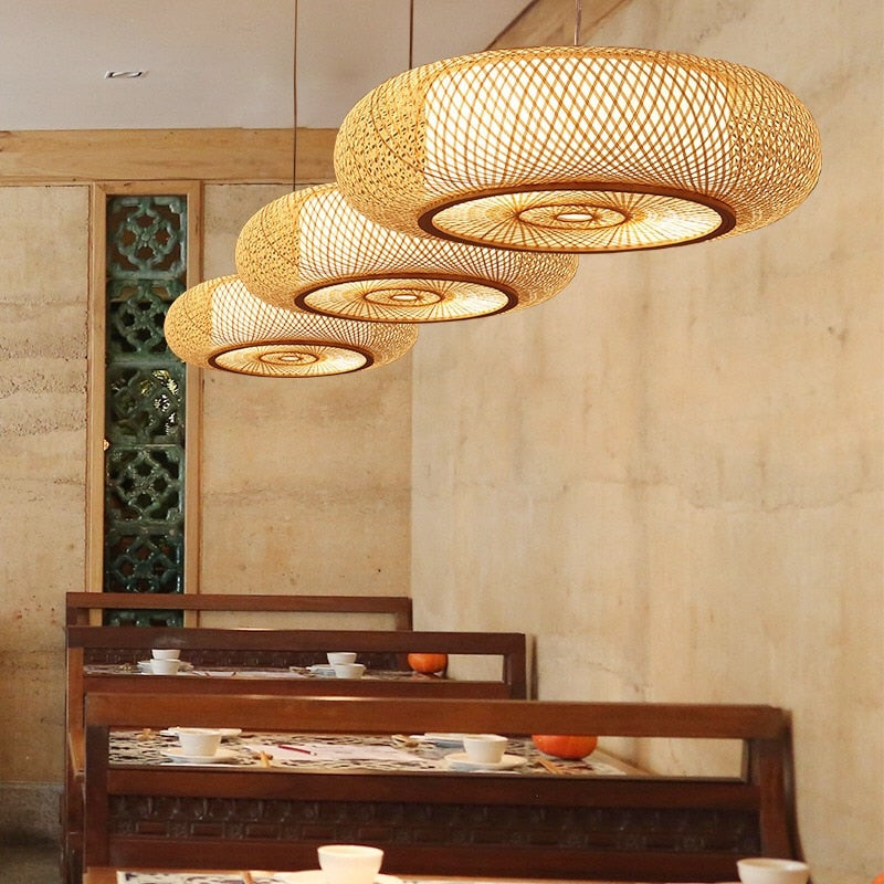 JOY Paroon - Bamboo Pendant Lights for Living Room