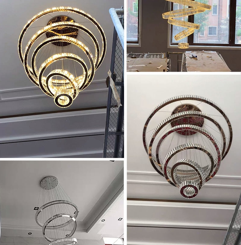 Ylk Ring LED Chandelier Fixture