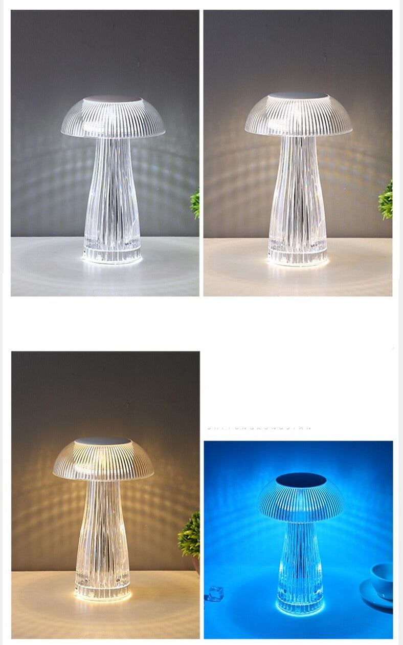 BAN Jellyfish lampshade LED night light table lamp