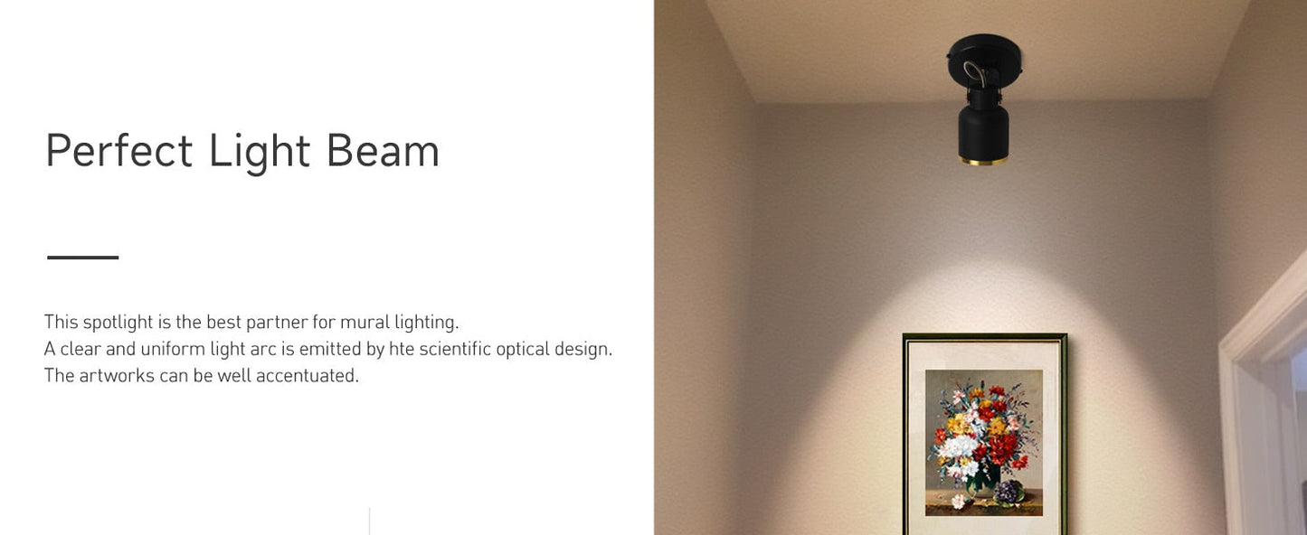 AiS Camiro - LED Surface Mounted Ceiling Nordic Spotlight Adjustable 60 degrees