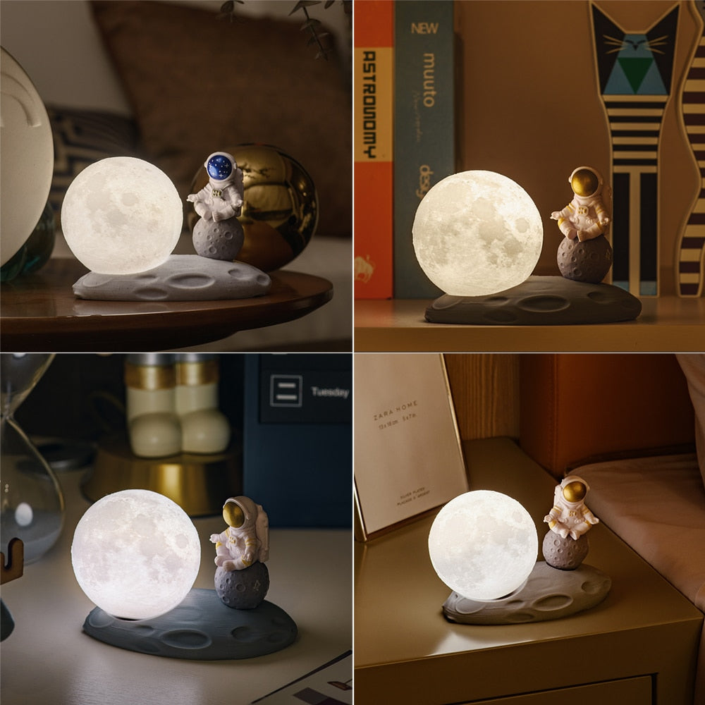 PQ LED Moon Astronaut Night Lights