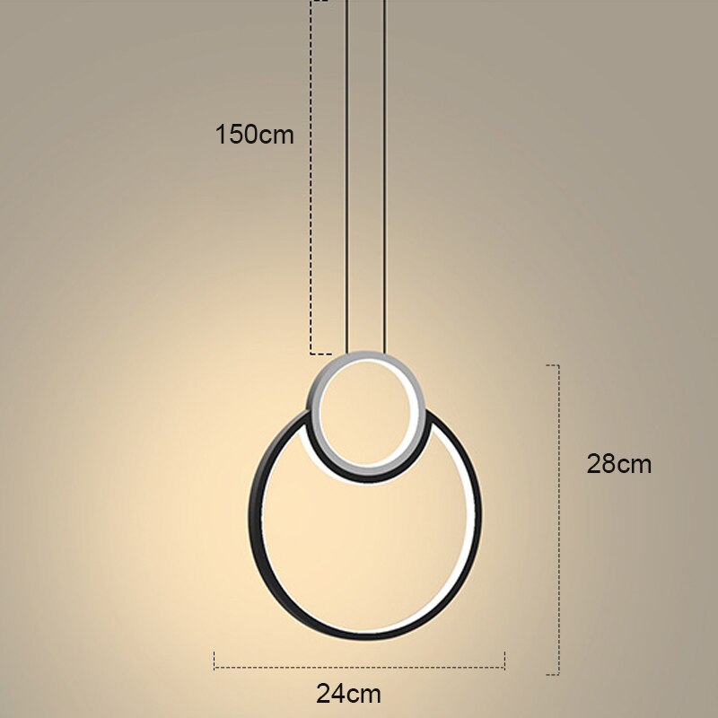 LYF 3-Style Elaina Nordic LED Pendant Lights