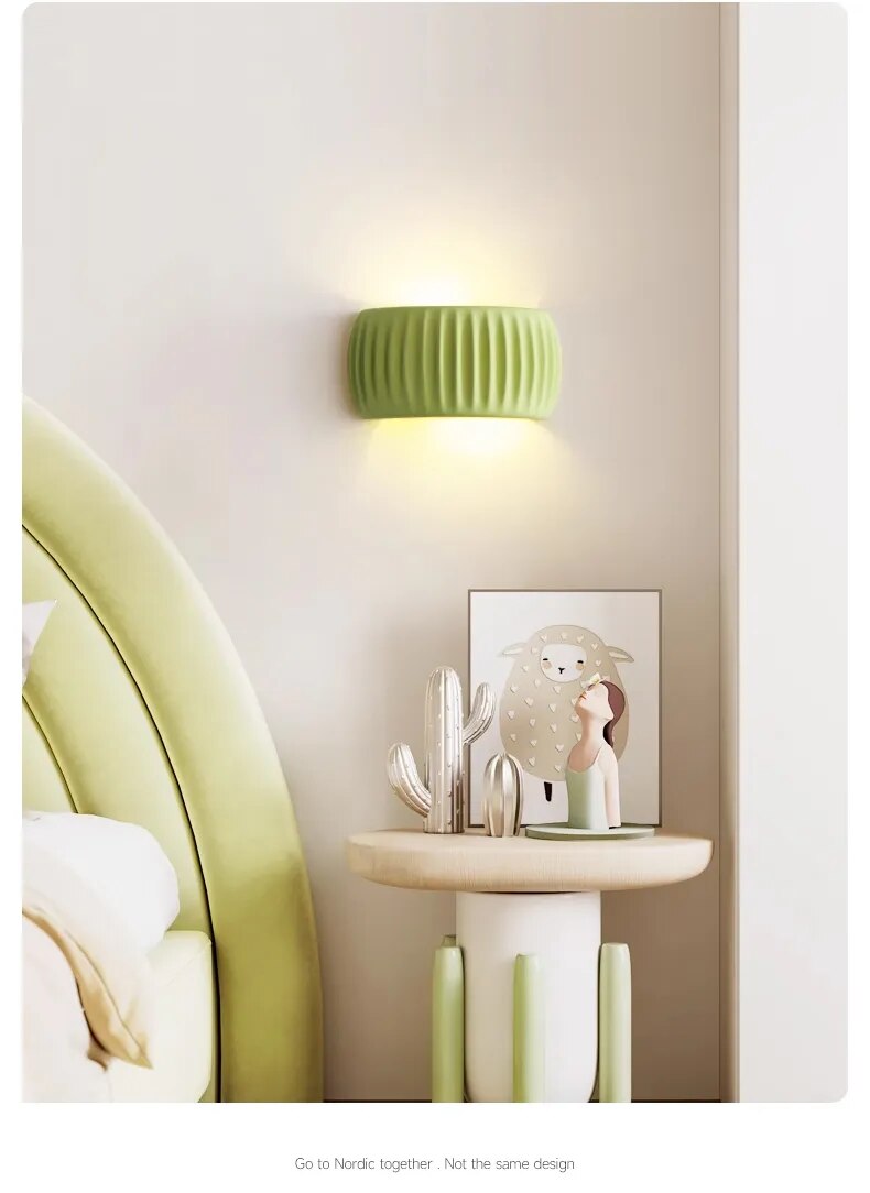 Nordic Cream Minimalist Wall Lamp