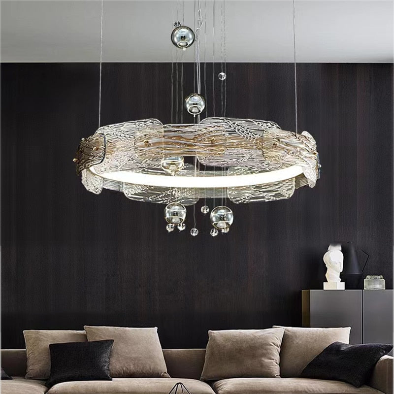 Olga Rounded Crystal Chandelier