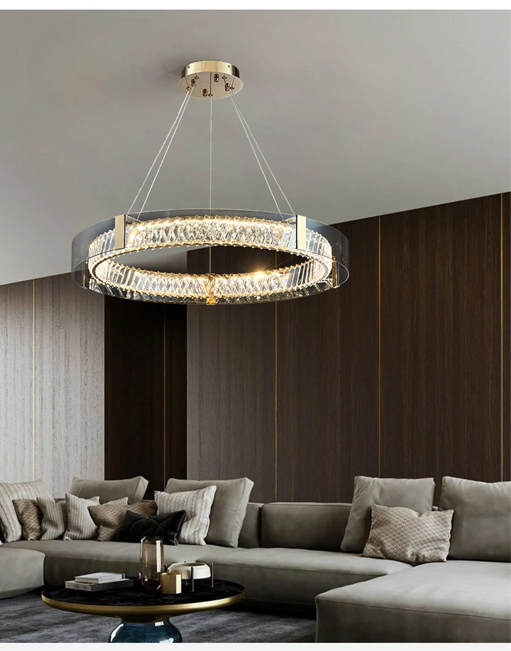 Mak Plafonnier Crystal Pendant Light