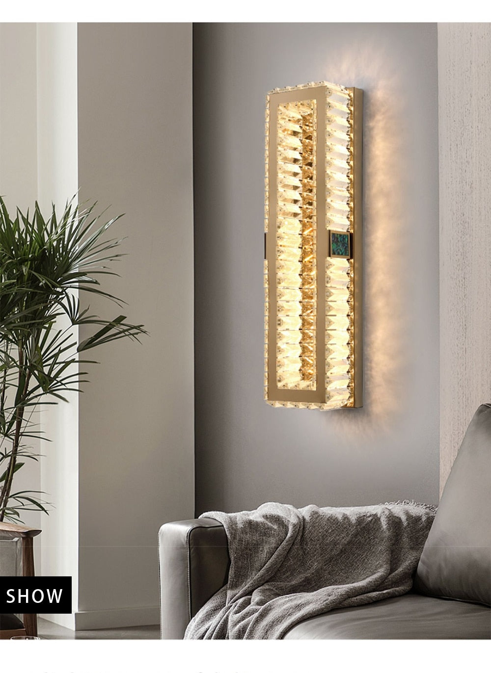 MAK Wall/Pendant Chandelier Luxury Hanging Lights Polished Shell High-end Ring Design