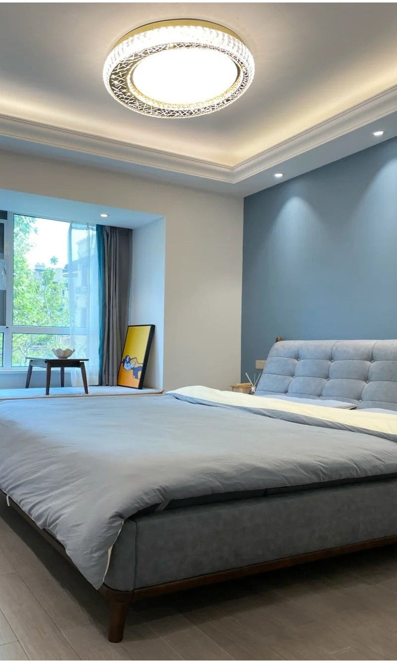 Ylk Luxury Gold Crystal Chandelier