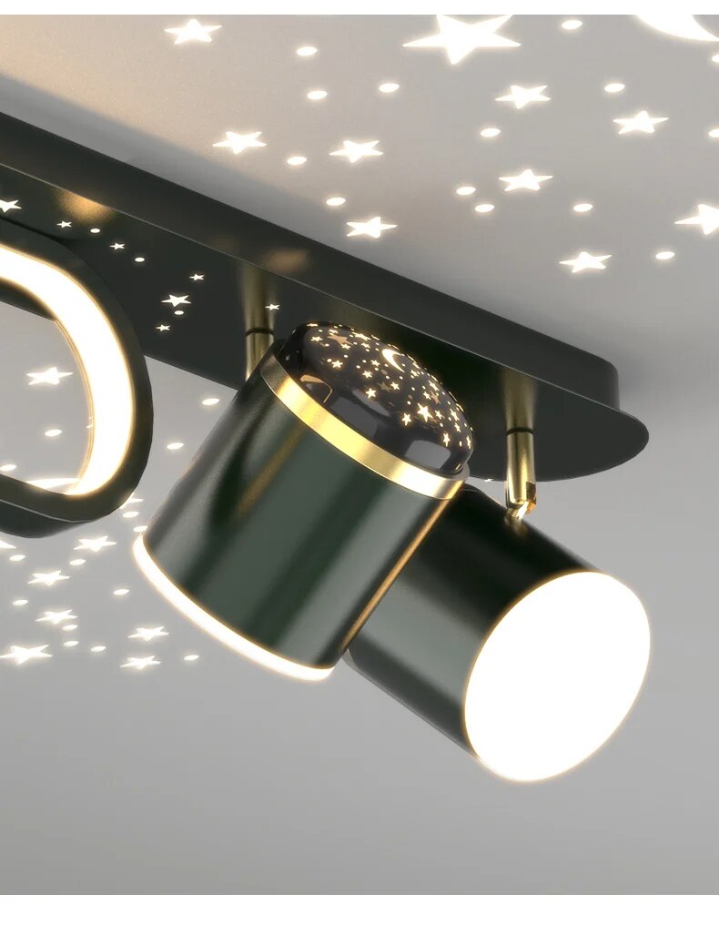 MAV Star Projection Modern Aisle Ceiling Lights with Spotlights