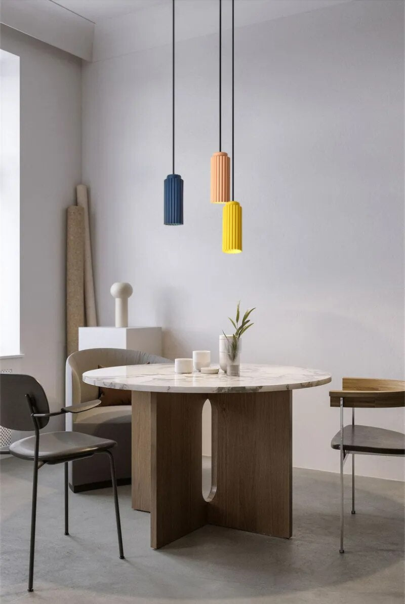 Minimalism Modern LED Pendant Lights Nordic GU10 Art