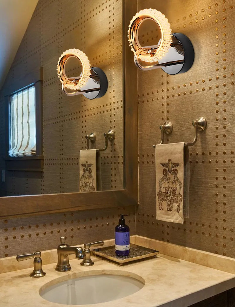 Modern Crystal LED Wall Lamps