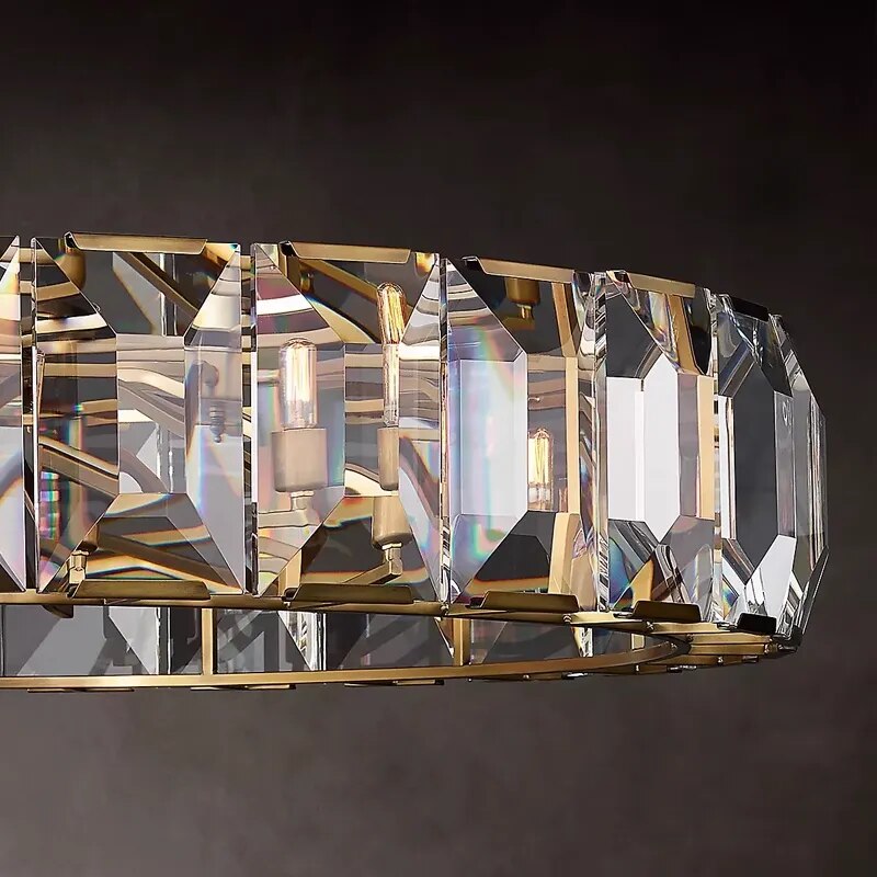 Navi Elegant Dimmable Crystal Chandelier