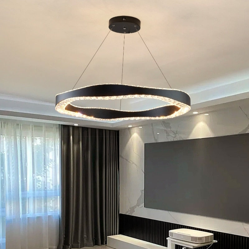 Ylk Modern Crystal Chandelier Fixture