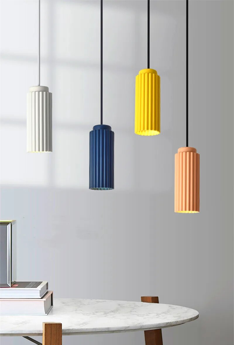 Minimalism Modern LED Pendant Lights Nordic GU10 Art