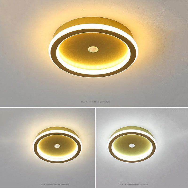 Human PIR Motion Sensor LED Ceiling Lamp