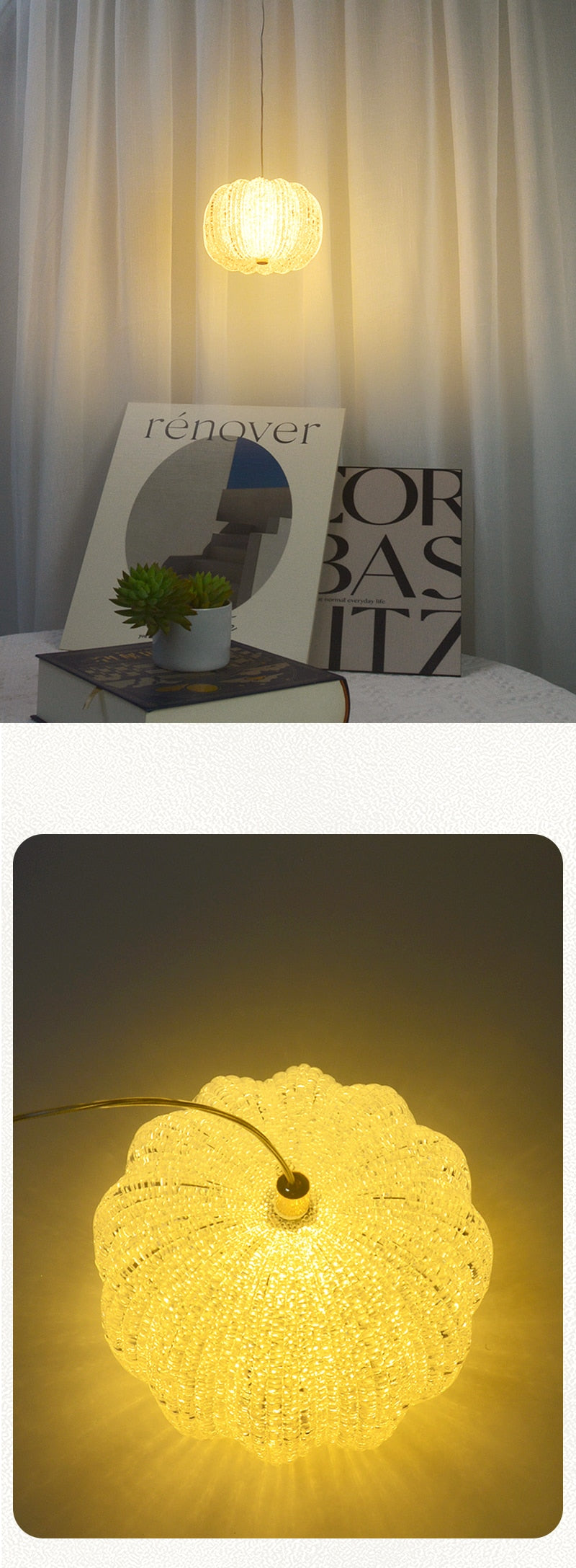 LYF Pumpkin Nordic Pendant Light