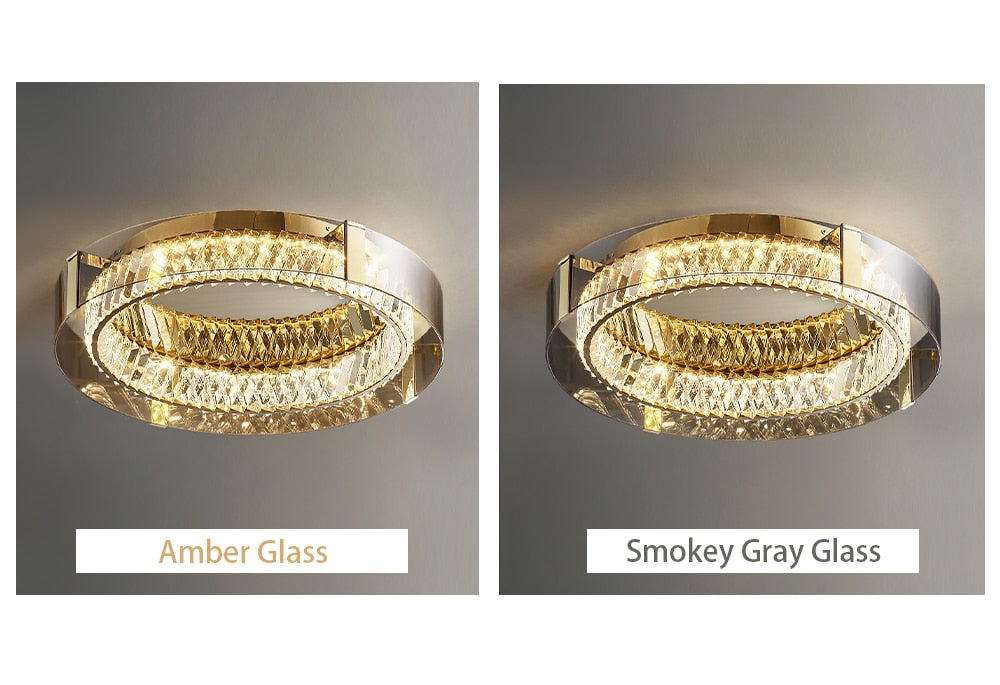 Mak Plafonnier Crystal Pendant Light