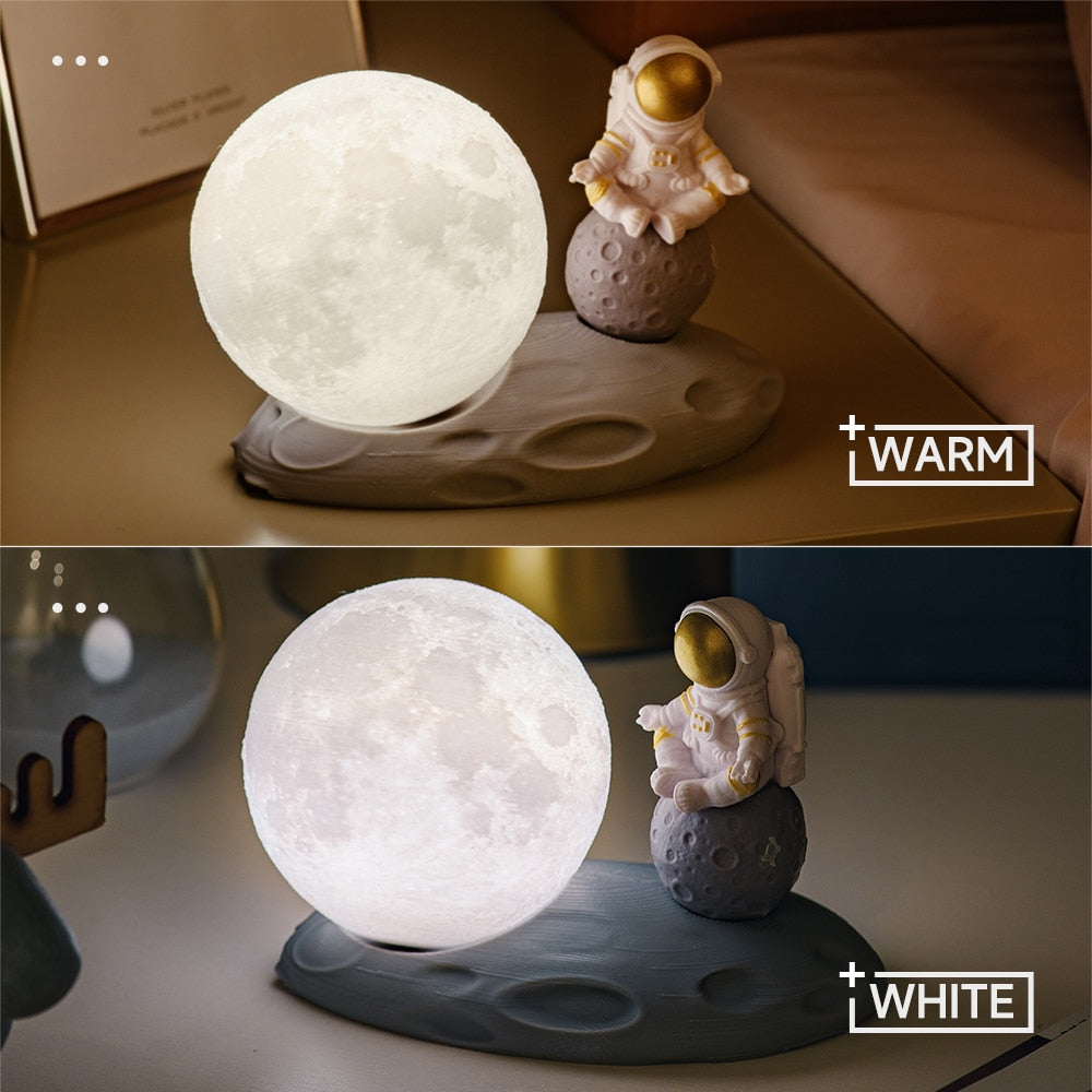 PQ LED Moon Astronaut Night Lights