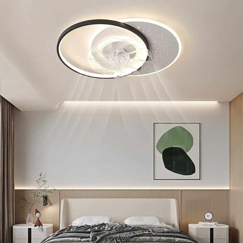 Qiyi Moratie Modern Ceiling Fan Lights