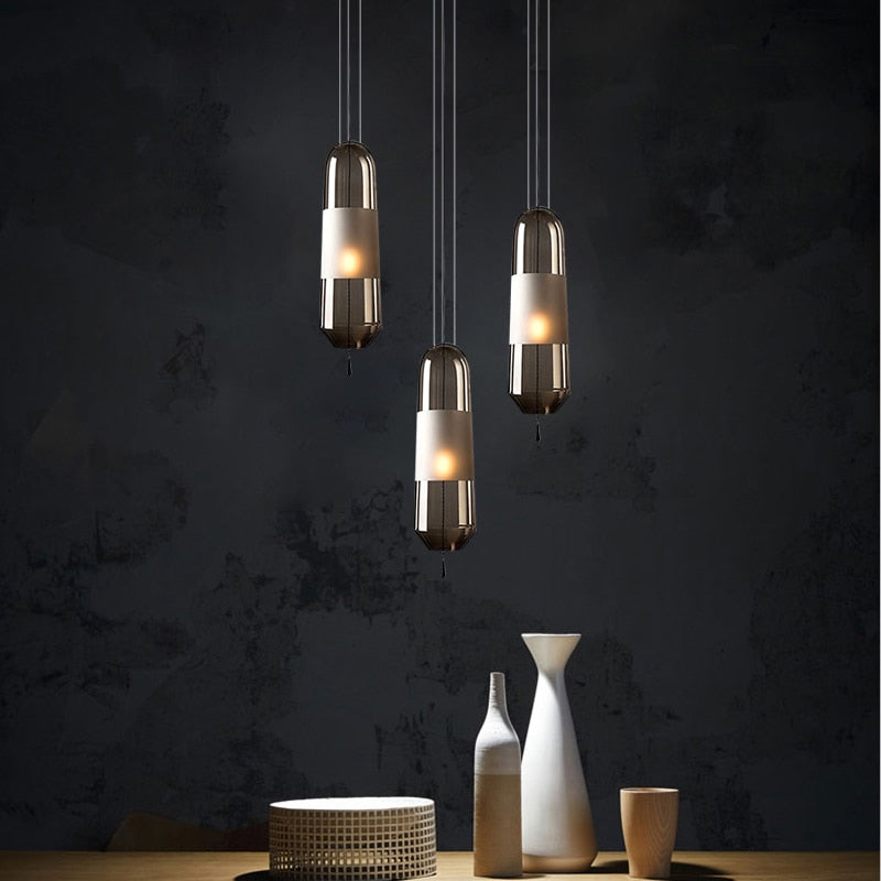 Wad Modern Glass Light Pendant Lamp