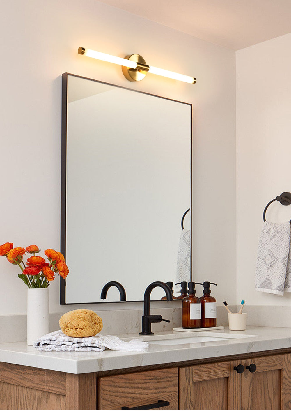 EB Long Wall Sconces Double Lampshade Up Down