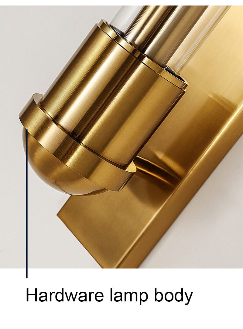 Win Modern Luxury Golden Wall Lamp