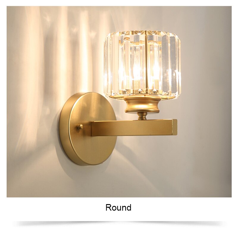 BAN Briony Crystal LED Wall Lamp