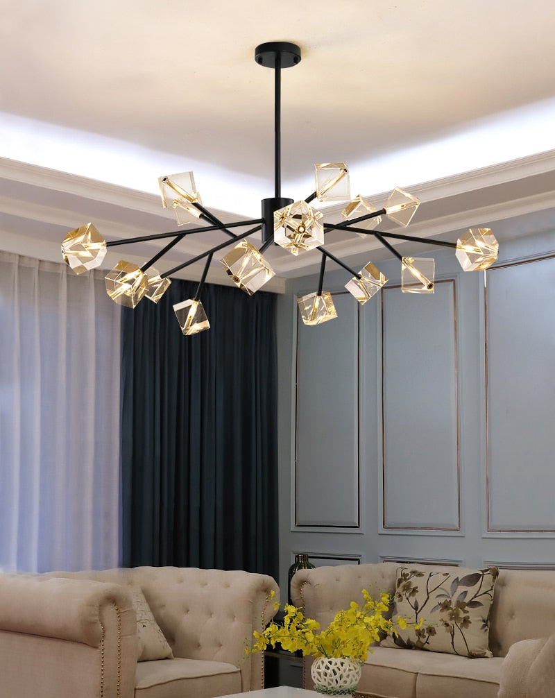 Ylk Thea Crystal Pendant Light