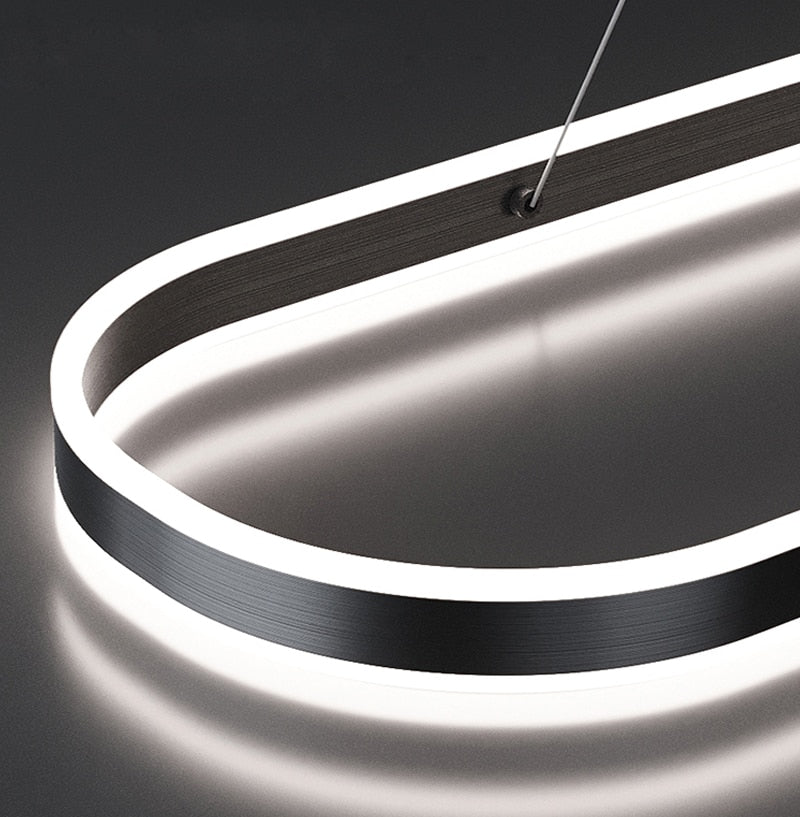 Ylk Oval Design Modern Chandelier