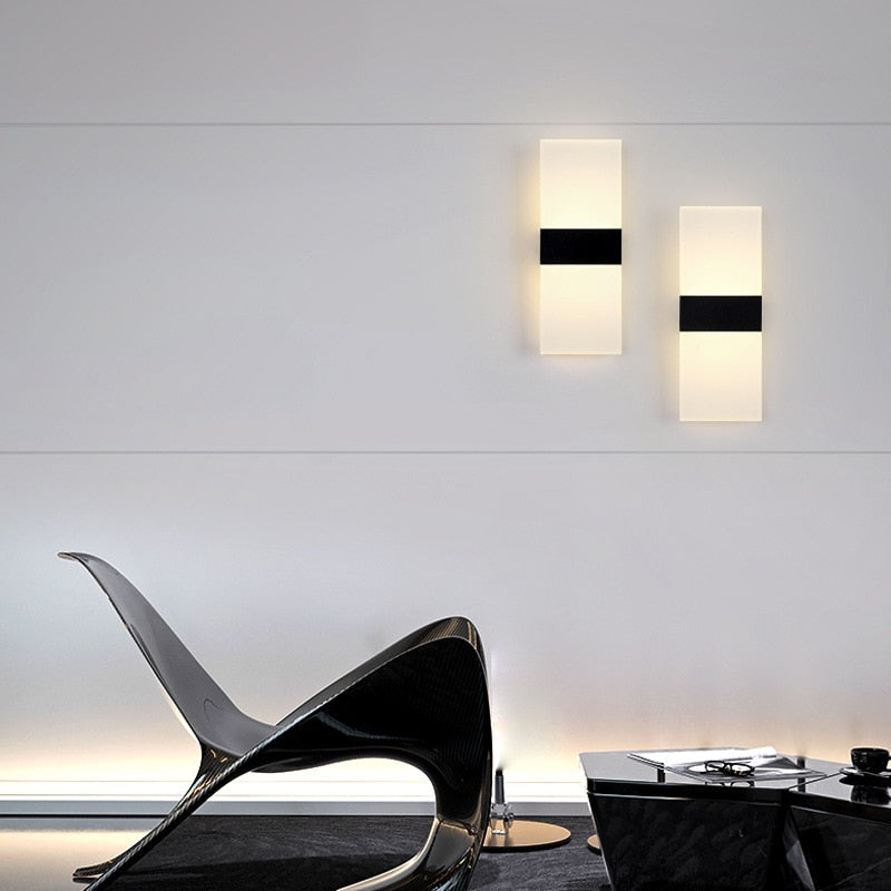 WIN LED Touch Sensor Switch Acrylic Wall Lamp